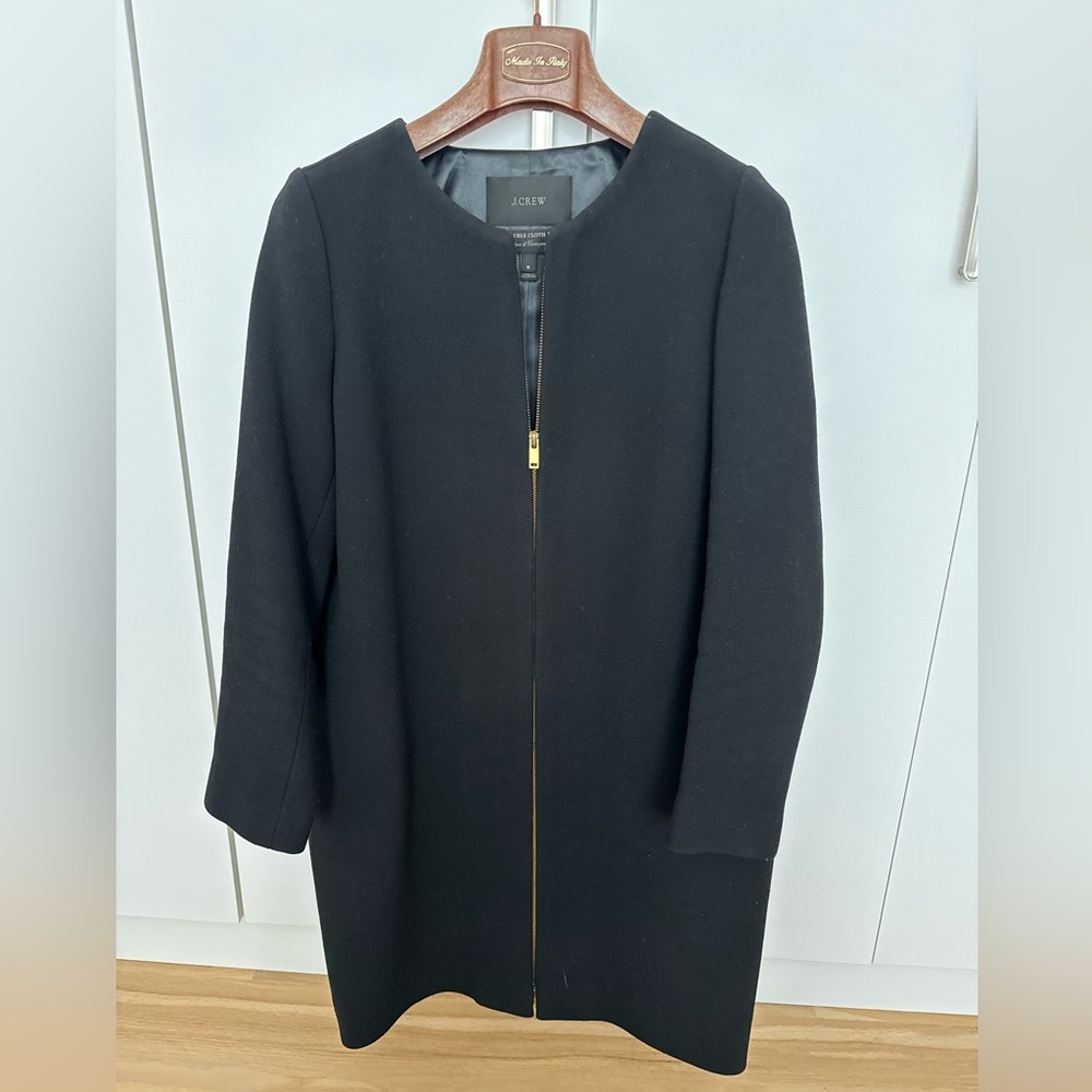 J Crew Double Cloth Coat